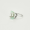 Bague 49 Bague cocktail en or blanc et importante Aigue-Marine 58 Facettes DV18467-1-49-2