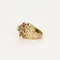 Bague 51,5 Bague en or jaune, diamant et rubis de synthèse 58 Facettes DV18467-2-515-5
