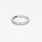 Bague 52,5 Alliance semi-pavé en or blanc et diamants 58 Facettes DV18242-1-525-6