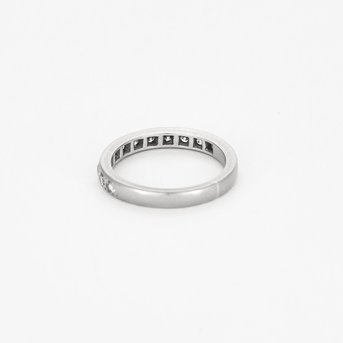 Bague 52,5 Alliance semi-pavé en or blanc et diamants 58 Facettes DV18242-1-525-6