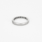 Bague 52,5 Alliance semi-pavé en or blanc et diamants 58 Facettes DV18242-1-525-6