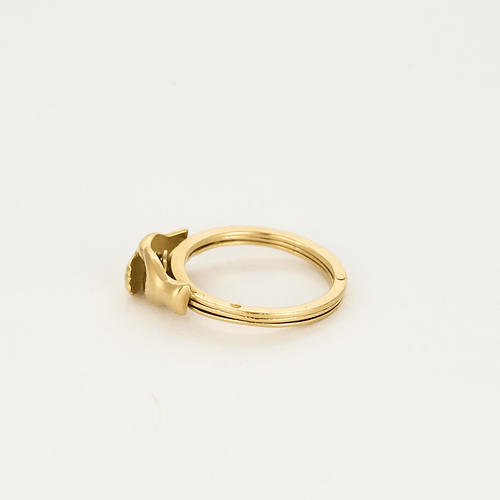 Bague 50 Rare Bague fede en or jaune 58 Facettes DV0014-15