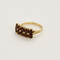 Bague 53 Bague double rang grenats almandins 58 Facettes DV11262-13