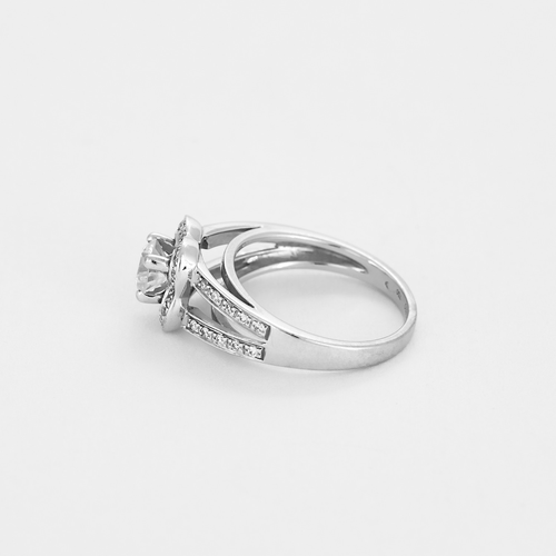 Bague 48 MAUBOUSSIN - Chance of Love n°5 - bague or blanc et diamants 58 Facettes DV0812-9-48-2