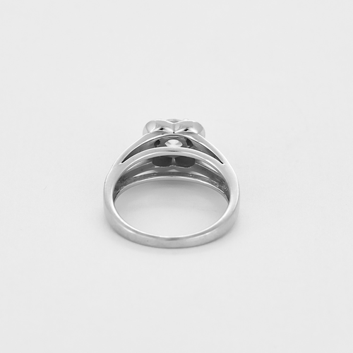 Bague 48 MAUBOUSSIN - Chance of Love n°5 - bague or blanc et diamants 58 Facettes DV0812-9-48-2
