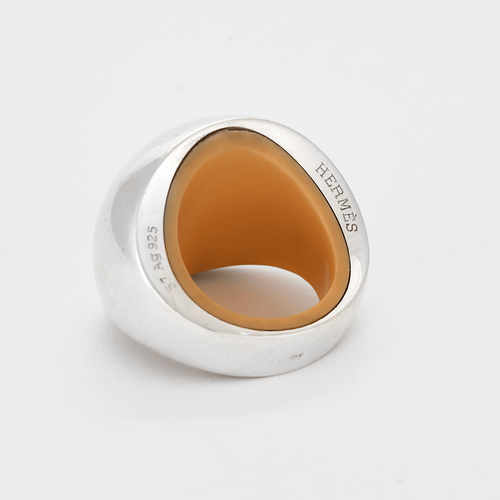 Bague 55.5 HERMÉS - Bague Quark - Bague en argent 58 Facettes DV15270-4