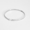 Paire d'anneaux d'oreilles en or blanc et diamants 58 Facettes DV17385-4
