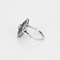 Bague 51.5 Bague en or gris , diamants , saphirs de synthèse 58 Facettes DV18878-1