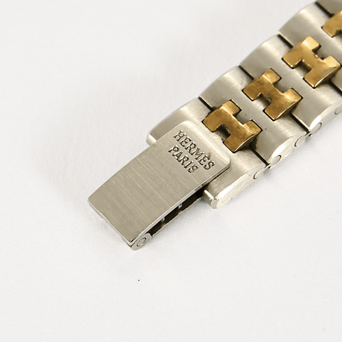 Montre HERMES - Clipper - Montre acier et plaqué or 58 Facettes DV0935-2