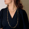 Collier Chaîne giletière en or jaune 58 Facettes DV19065-7