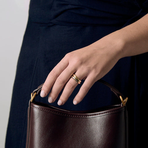 CARTIER - Trinity - Bague trois anneaux en or