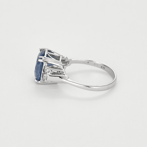 Bague 52 Bague en or gris saphir et diamants 58 Facettes DV4440-29