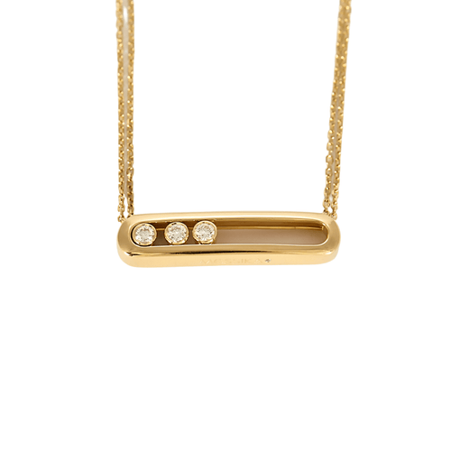 Collier MESSIKA - Move - Collier en or rose et diamants 58 Facettes DV11570-3