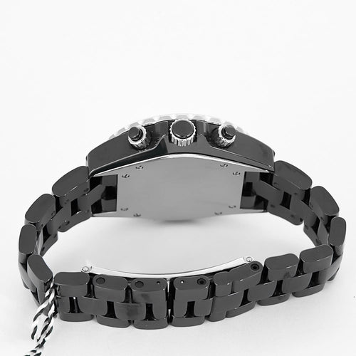 CHANEL - Montre J12 Chronographe en céramique noire 58 Facettes DV0604-2