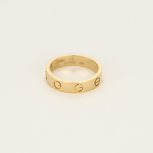 Bague 49 CARTIER - Love - Petit modèle 1 diamant - Bague en or jaune et diamant 58 Facettes DV15875-2-49-2