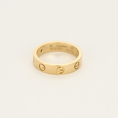 Bague 49 CARTIER - Love - Petit modèle 1 diamant - Bague en or jaune et diamant 58 Facettes DV15875-2-49-2