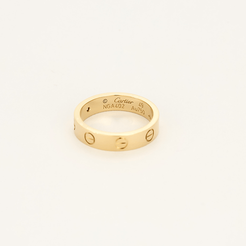 Bague 49 CARTIER - Love - Petit modèle 1 diamant - Bague en or jaune et diamant 58 Facettes DV15875-2-49-2