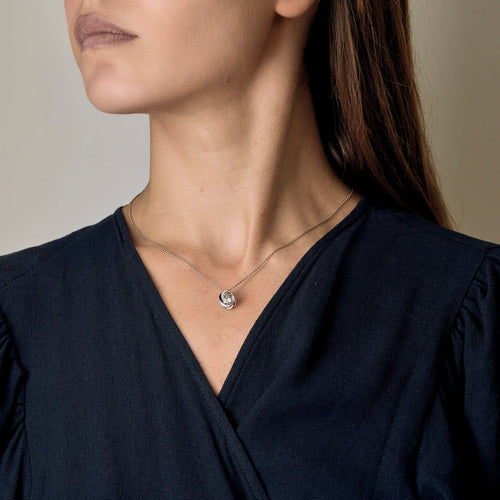 Collier De Beers - Aria - Collier en pr gris et diamants 58 Facettes DV19359-1