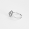 Bague 60 Bague en or blanc et roses diamantées 58 Facettes DV18874-1