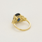 Bague 51.5 Bague or jaune saphir et diamants 58 Facettes DV0212-3