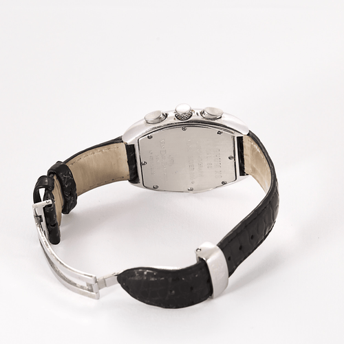 Montre VAN DER BAUWEDE - Magnum XS Chrono calibre 65 - Montre en acier et diamants à mouvement quartz 58 Facettes DV0260-11