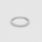 Bague 52 VAN CLEEF & ARPELS - Perlé - Fine alliance en or gris 58 Facettes DV19650-2