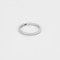 Bague 52 VAN CLEEF & ARPELS - Perlé - Fine alliance en or gris 58 Facettes DV19650-2