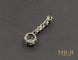 Pendentif Pendentif articulé en platine et diamants taille ancienne 58 Facettes A10377