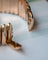 Bracelet Manchette semi-rigide maillons ovales allongés en or rose 750 58 Facettes A11292