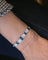 Bracelet Bracelet Art déco en platine à saphirs et diamants 58 Facettes A11370