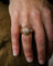 Bague 54 Bague dôme ajourée 1950/1960 en or jaune et diamant 58 Facettes A11692