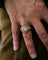 Bague 54 Bague dôme ajourée 1950/1960 en or jaune et diamant 58 Facettes A11692