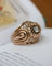 Bague 54 Bague dôme ajourée 1950/1960 en or jaune et diamant 58 Facettes A11692