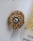 Bague 54 Bague dôme ajourée 1950/1960 en or jaune et diamant 58 Facettes A11692