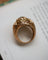 Bague 54 Bague dôme ajourée 1950/1960 en or jaune et diamant 58 Facettes A11692