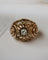 Bague 54 Bague dôme ajourée 1950/1960 en or jaune et diamant 58 Facettes A11692