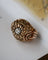 Bague 54 Bague dôme ajourée 1950/1960 en or jaune et diamant 58 Facettes A11692