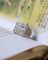 Bague 45.5 Bague chevalière en or blanc 750 et diamants 58 Facettes A11804