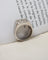 Bague 45.5 Bague chevalière en or blanc 750 et diamants 58 Facettes A11804