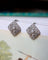 Boucles d'oreilles Boucles d'oreilles Art déco en or blanc et platine et diamants 58 Facettes .