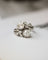 Bague 55 Bague Toi & Moi ancienne en or blanc et diamants 58 Facettes A11881