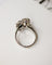 Bague 55 Bague Toi & Moi ancienne en or blanc et diamants 58 Facettes A11881