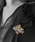 Pendentif Spilla-pendentif - Cestino fiorito en or 18 carats avec diamants 58 Facettes