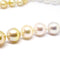 Collier Collier de perles dorées & blanches 58 Facettes
