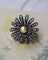 Broche 53 Bague marguerite modulable broche en or rose et diamants, perle de culture gold 58 Facettes A9885 F1987