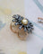 Broche 53 Bague marguerite modulable broche en or rose et diamants, perle de culture gold 58 Facettes A9885 F1987