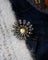 Broche 53 Bague marguerite modulable broche en or rose et diamants, perle de culture gold 58 Facettes A9885 F1987