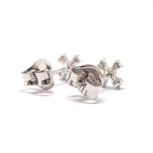 Boucles d'oreilles Boucles d'oreilles croix diamants or blanc 58 Facettes