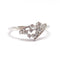Bague 54 Bague grappe diamants or blanc 58 Facettes