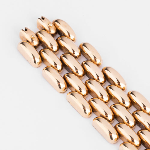 Bracelet Bracelet manchette 5 rangs en or jaune 18k 58 Facettes 1
